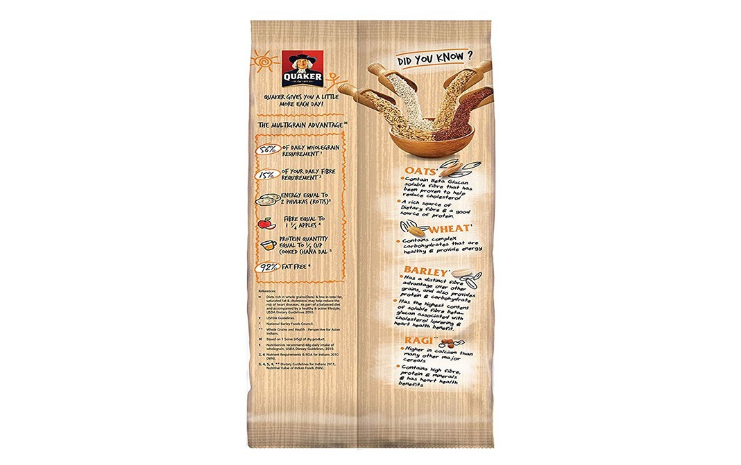 Quaker Oats Plus    Pack  600 grams